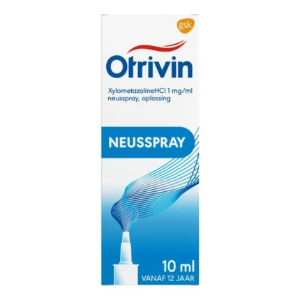Otrivin Xylometazoline HCI 1mg/ml Neusspray 10ml - Snel en Langdurige Verlichting van een Verstopte Neus